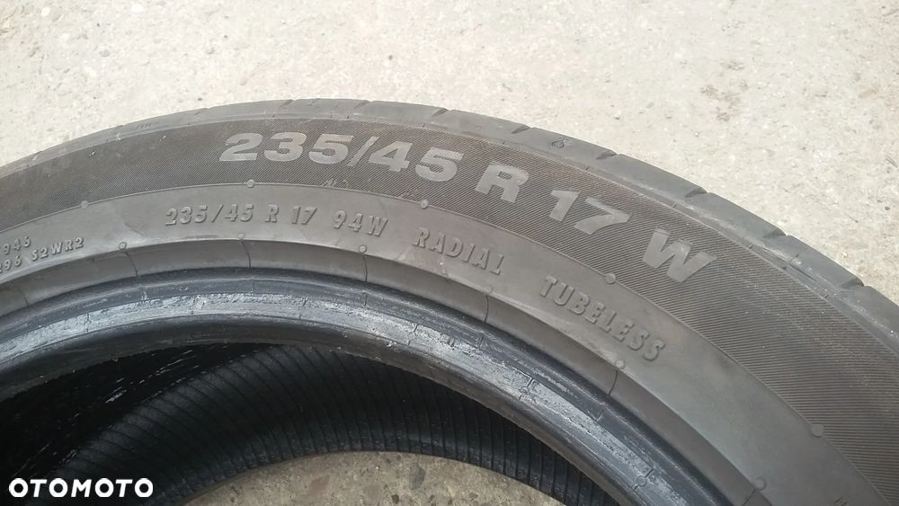 17” - CONTINENTAL - 235/45 r17 cali – LETNIE Opony Conti Sport Contact 5 Samouszczelniajaca  CONTI  SEAL !! + indeks  Prędkości:  W - 270 km / h  - Gwarancja + Możliwy MONTAŻ !! - 3