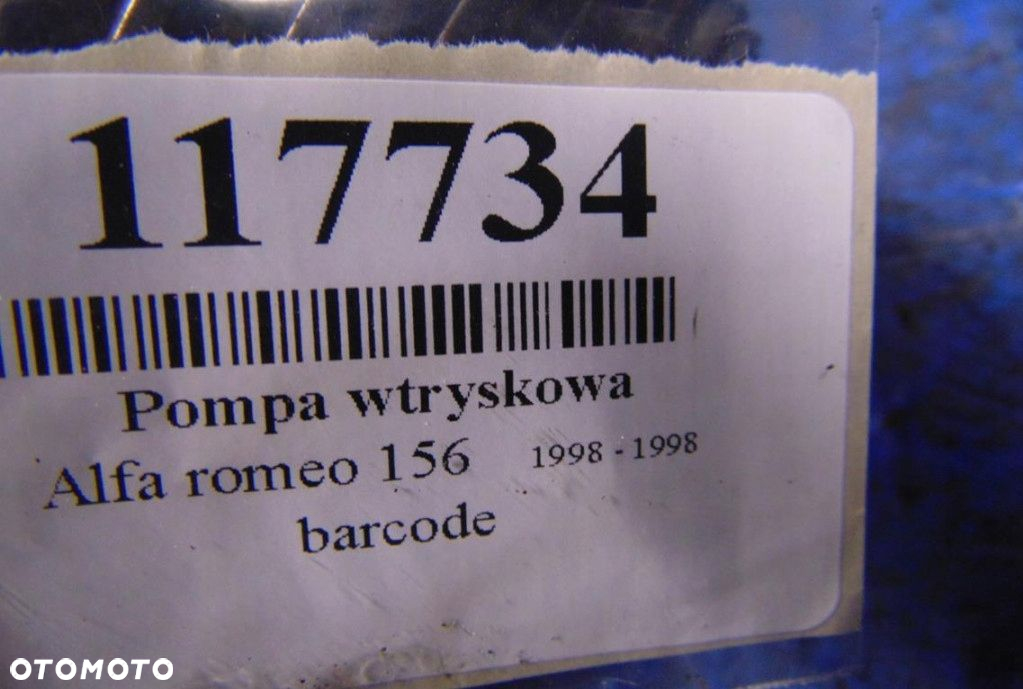 POMPA WTRYSKOWA ALFA ROMEO 156 1.9JTD 0445010007 - 6