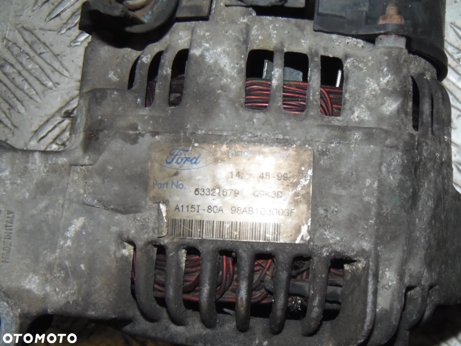 FORD FOCUS MK1 1.6 16V ALTERNATOR 63321679 - 4