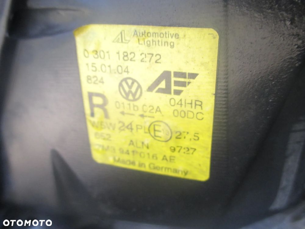 lampa VW Alhambra Sharan I lift Xenon AL Europa - 8