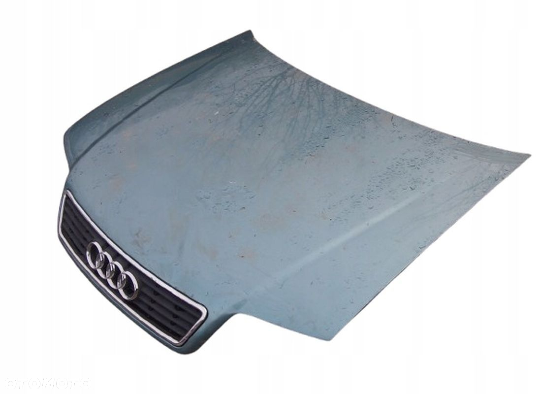 MASKA / POKRYWA SILNIKA + GRILL AUDI A6 C5 SELEDYNOWA CX6V 8A0010126N - 4