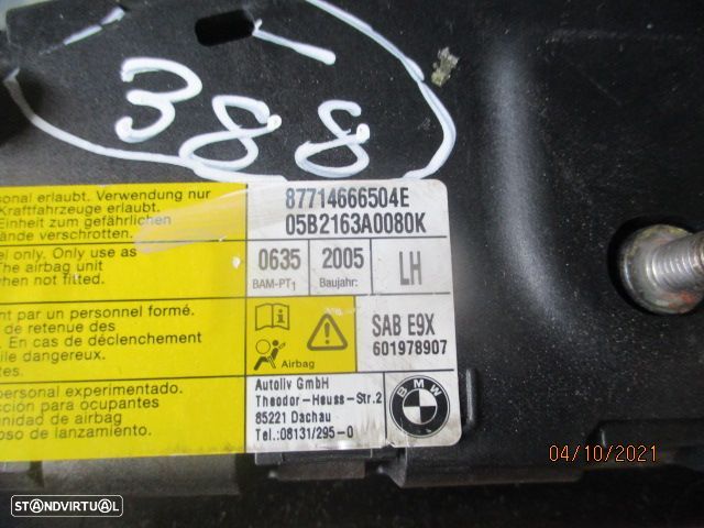 Airbag Porta 87714666504E BMW E91 SW 2011 ESQ - 3