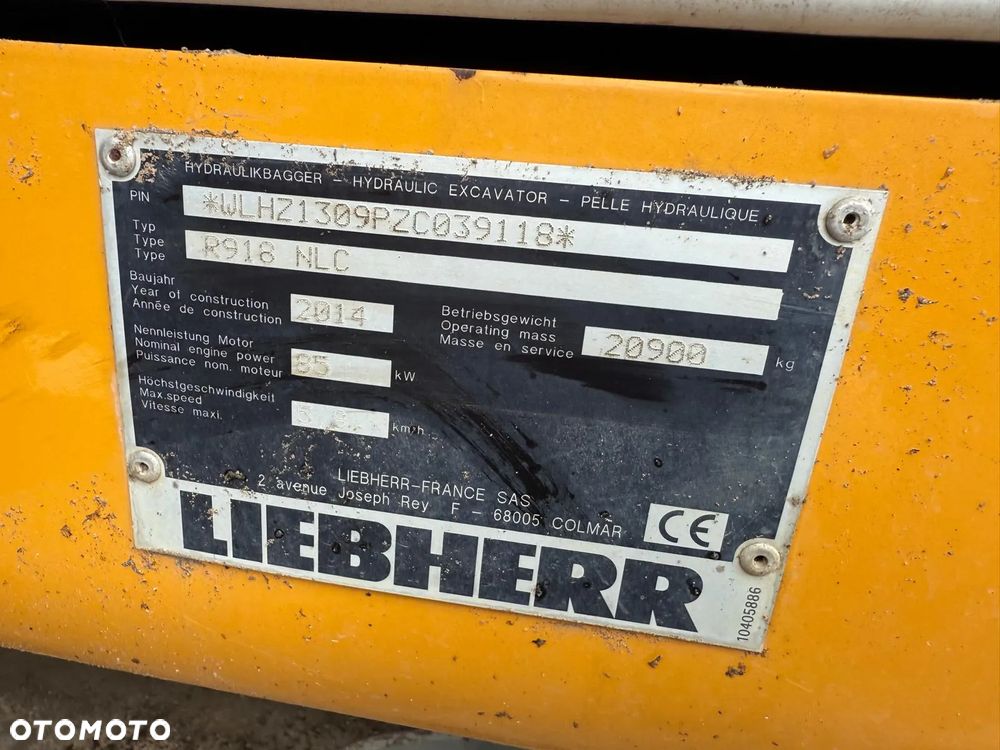 Liebherr R918 NLC 4356mtg Błotniak 3 Razy Ramię - 17