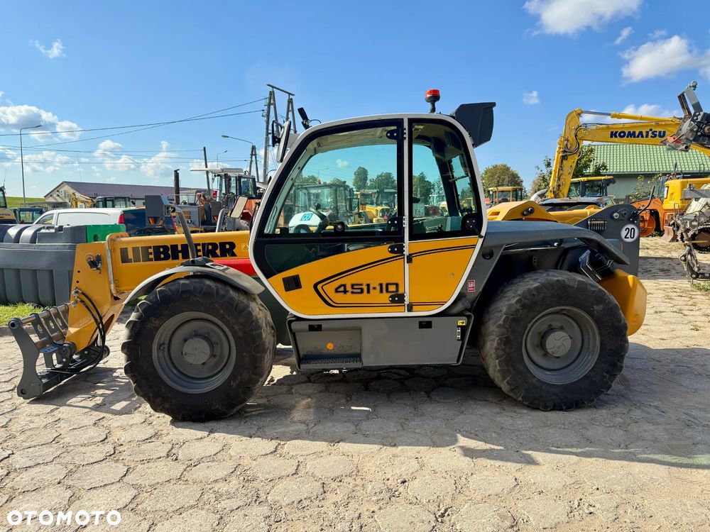 Liebherr ładowarka teleskopowa TL451-10, KLIMA, ładowność 5t, Import Niemcy - 4