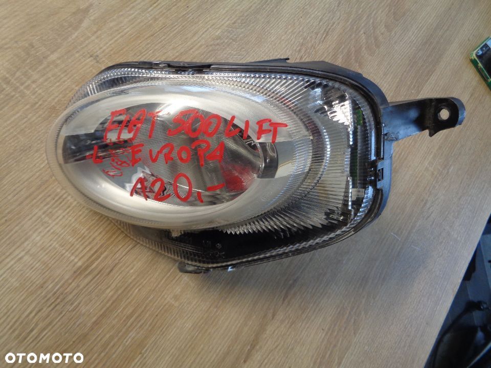 FIAT 500 LIFT LAMPA LEWY PRZÓD EUROPA - 1
