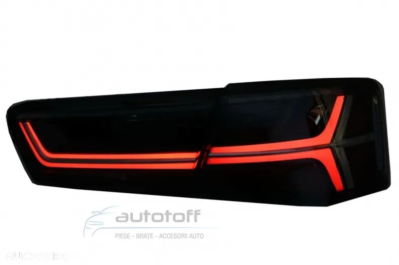 Stopuri Full LED pentru Audi A6 C7 (2011-2014) Facelift Design Semnalizare Secventiala - 8