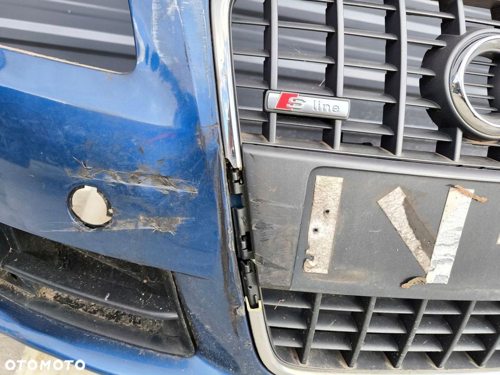 ZDERZAK PRZÓD KOMPLETNY AUDI A4 B7 S LINE LZ5C DO POPRAWEK ! - 7