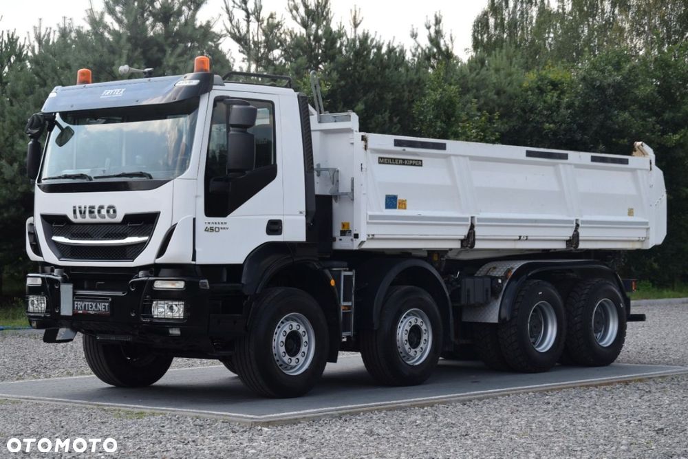 Iveco Magirus Trakker 450 8x4 Meiller Kipper - 9
