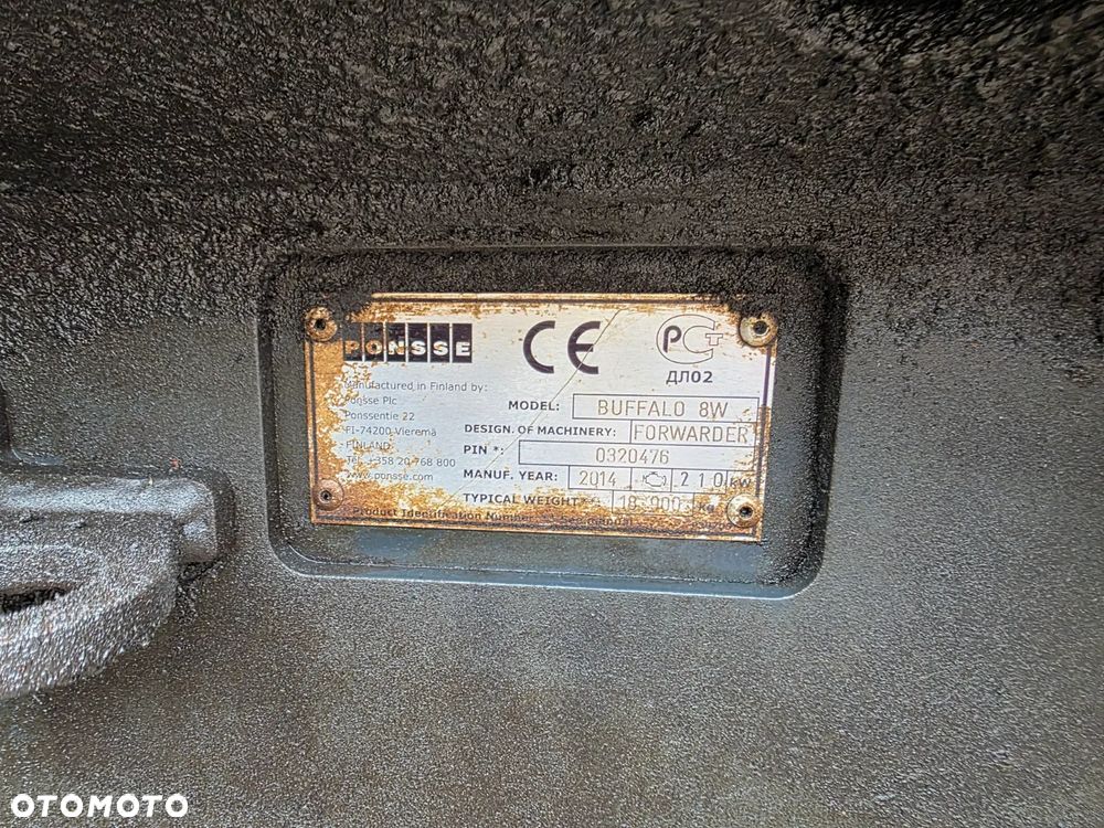 Ponsse Buffalo 8W Forwarder - 17