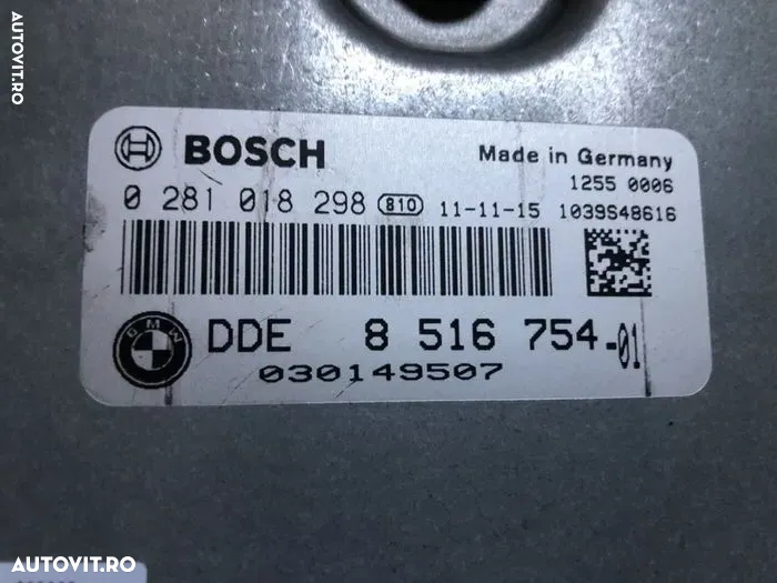 Ecu DDE calculator motor cas4 cheie kit bmw F01 740d n57s 8516754 F02 - 3