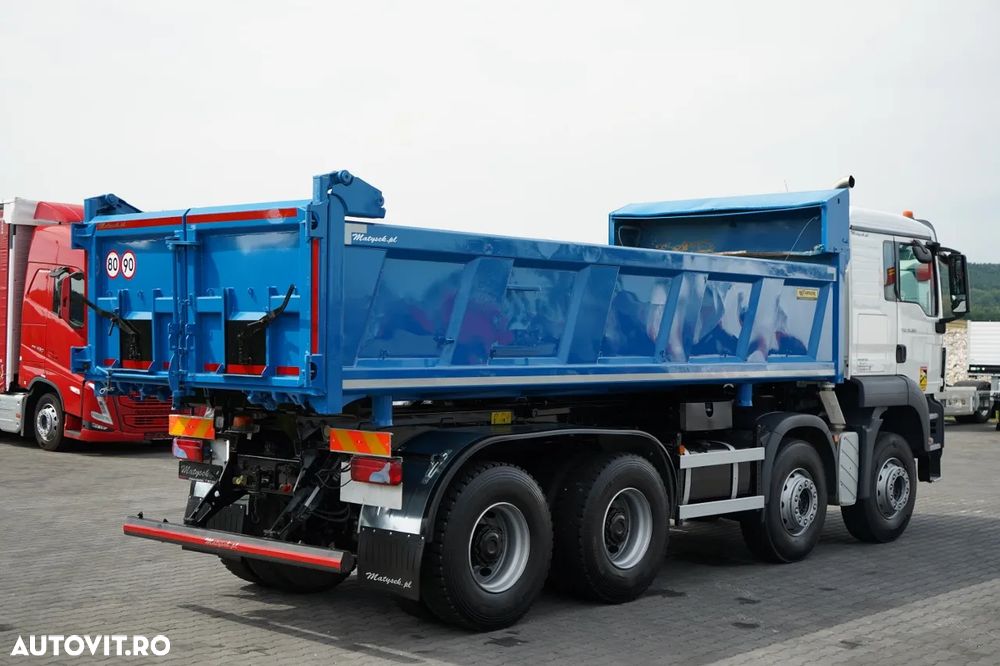 MAN TGS 35.360 / 8X4 / BASCULATOR 2 LATERAL / HIDROBRAT / GARNIER / AUTOMAT - 19