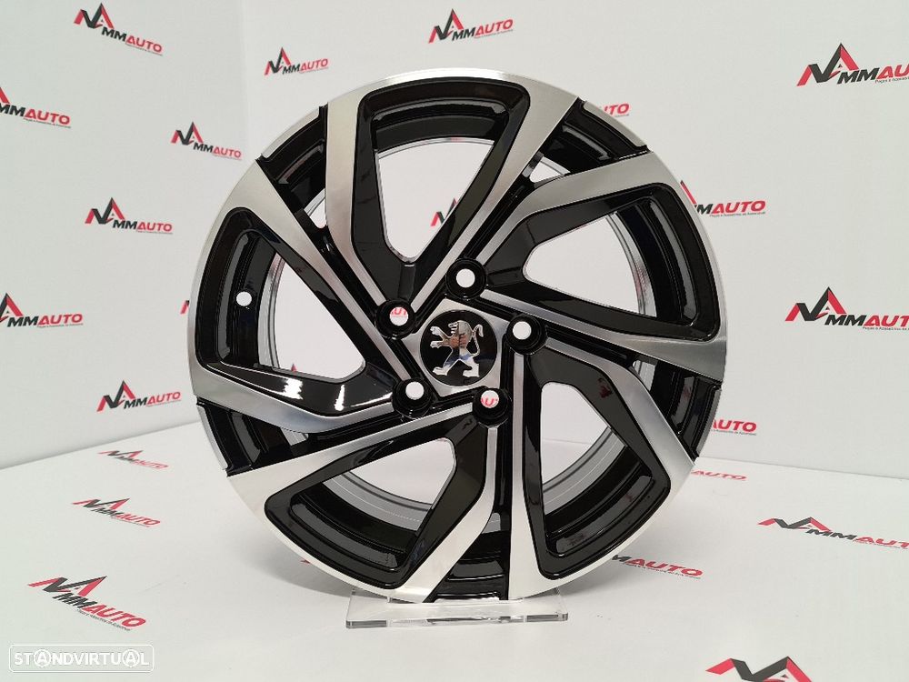 Jantes Peugeot 2008 Preto Polido 15 - 4