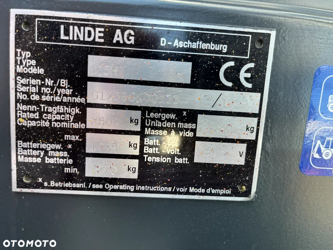 Linde E25 H - 25