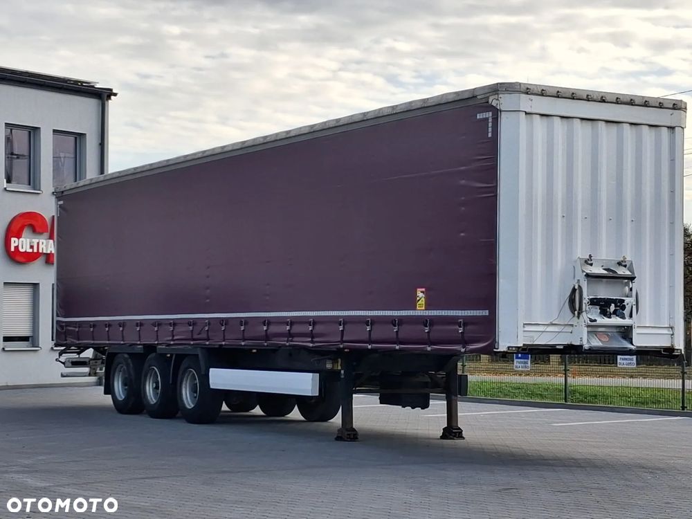 Krone Standard, Firanka, Mocowania promowe, Podnoszony zderzak - 2