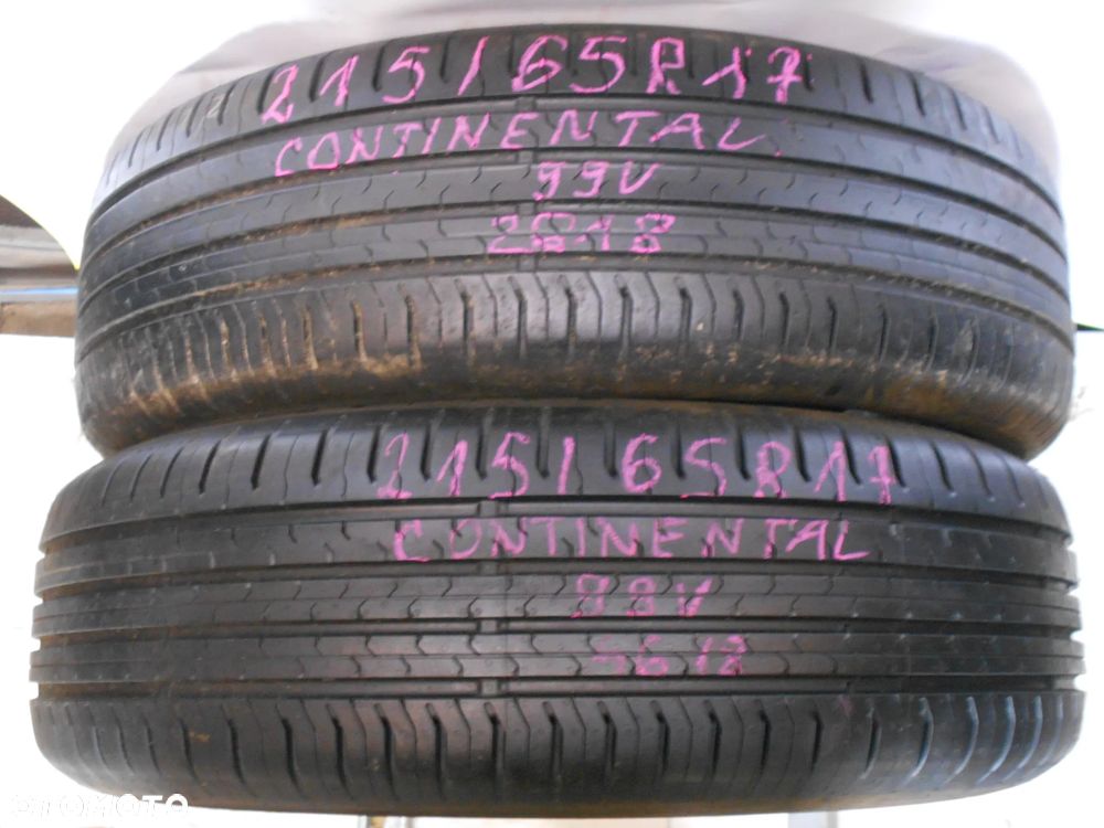 OPONY 215/65R17 CONTINENTAL CONTI ECO CONTACT 5 DOT 4618 7.7MM