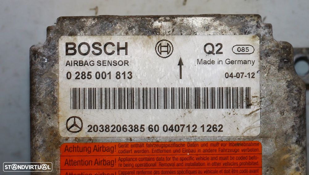 CENTRALINA DE AIRBAG MERCEDES W203 - 5