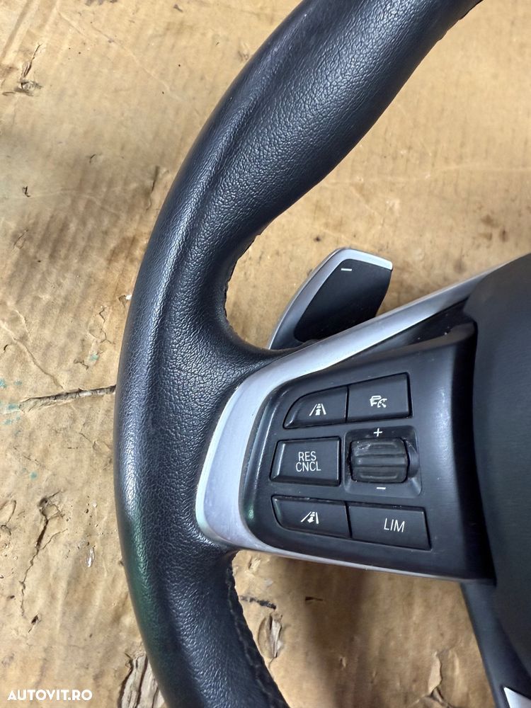 Volan piele cu airbag,comenzi si padele BMW X1 F48 facelift an 2021 stare f buna - 7