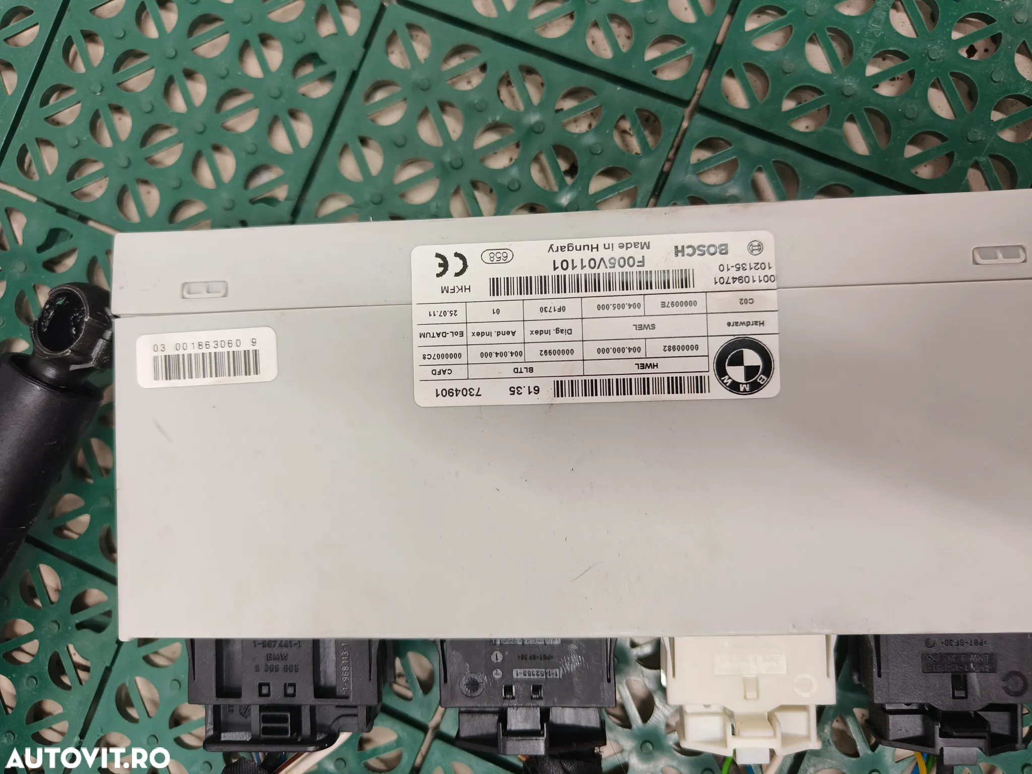 Kit complet Portbagaj electric BMW F11 ( modul, amortizoare, buton) - 3