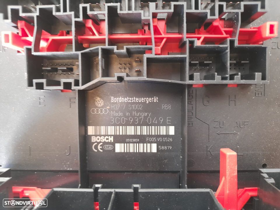 CAIXA FUSÍVEIS MODULO ELETRÓNICO ORIGINAL 3C0937049E VW VOLKSWAGEN GOLF V 5 MK5 GTI - 5