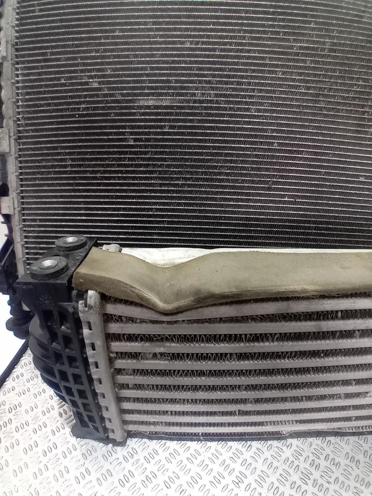 komplet chłodnic z wentylatorem  intercooler Ford Transit Custom chłodnia intercoolera GK218K775AE chłodnica klimy GK218C342BC wentylator BK218C607DA - 2