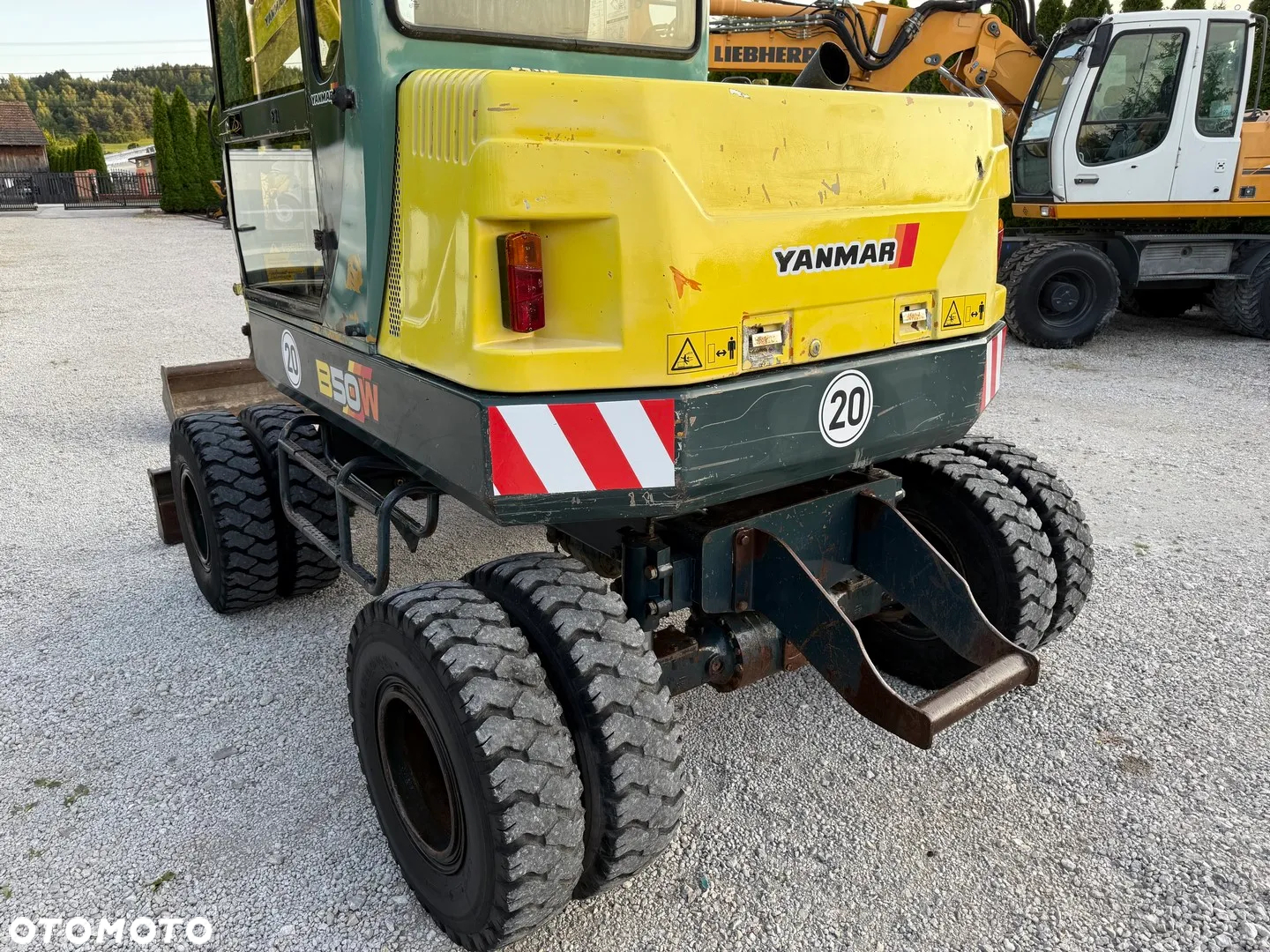 Yanmar B50W KOPARKA KOŁOWA/ 5 TON / MAŁE GABARYTY / BARDZO ZWROTNA / ZADBANA Z NIEMIEC / PIĘKNY STAN / ORYGINAŁ / B 50 W B75 B95 B110 / 70 75 80 90 100 110 / 308 310 / TEREX TW - 19