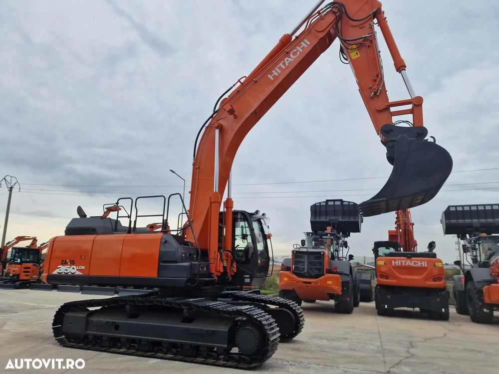 Hitachi ZX350LCN-6, 2018, 8.929h, INGUST 2,99m, CUPLA RAPIDA, cupa 2mc, ad sapare 8m, 2 inst hidr pe brate, ridica 20t, 3 camere, Masa operationala 36,5t, motor Isuzu 283CP, 3 pompe hidr,posibilitate leasing 3 ani, STARE FOARTE BUNA, PROMOTIE 99.000 EUR+tva - 14