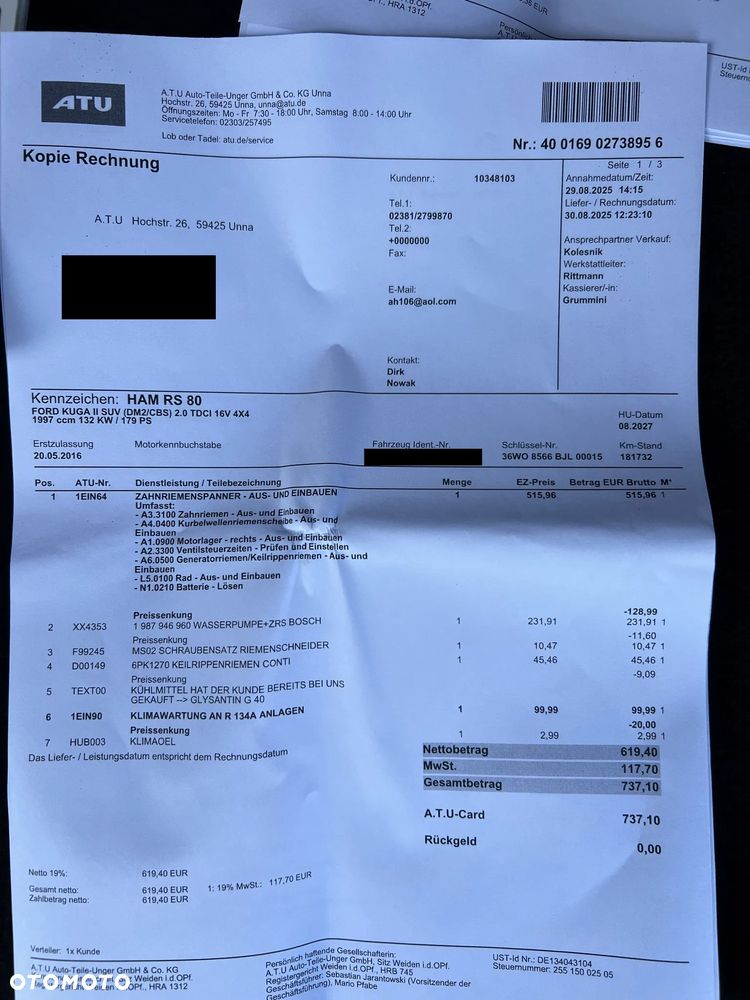 Ford Kuga 2.0 TDCi 4x4 Vignale - 35