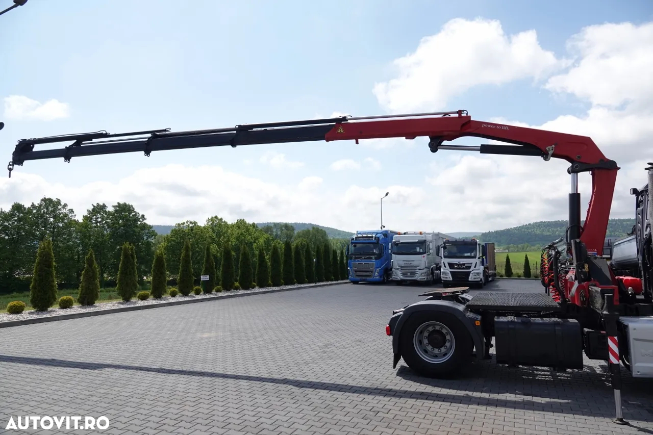 MAN TGS 480 / HDS HMF 1820 / RAZA 17,5 m / EURO 6 / MANUAL / RADIO CONTROL / TRACTOR - 6