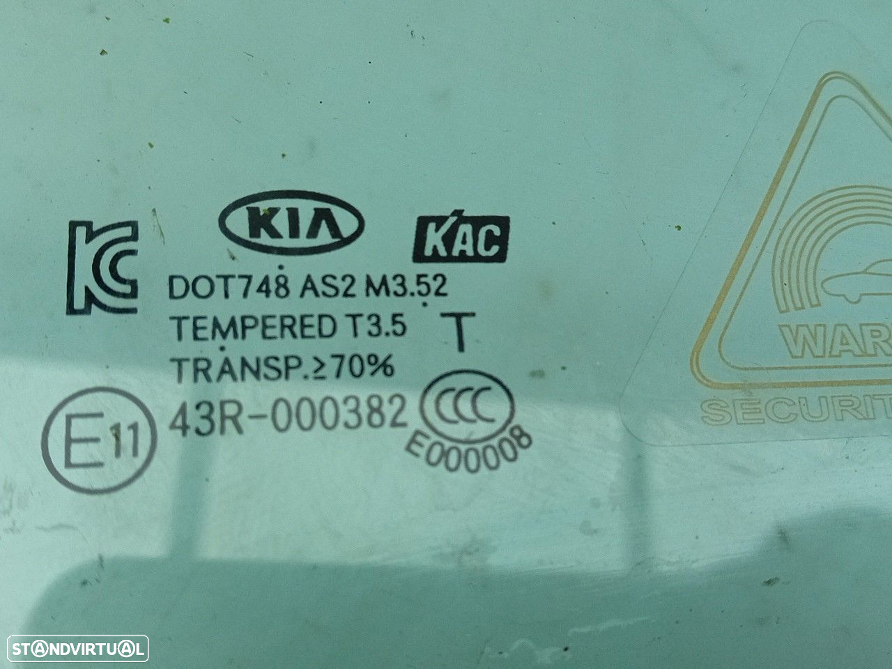 Vidro porta frente direita KIA Rio III (UB) - 2