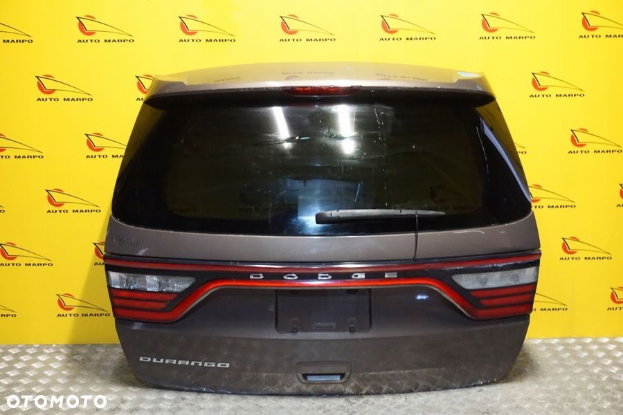 DODGE DURANGO 2014 2024 Klapa Bagażnika Tył Spoiler Szyba Lampa Komplet USA - 2