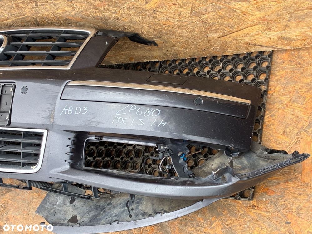 AUDI A8 D3  ZDERZAK PRZÓD  PRZEDNI  HALOGEN KOMPLET PDC SPRYSK HALOGEN - 3