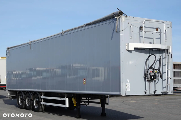 Kraker WALKING FLOOR / RUCHOMA PODŁOGA / 92 M3 / OŚ PODNOSZONA / WAGA 7300KG