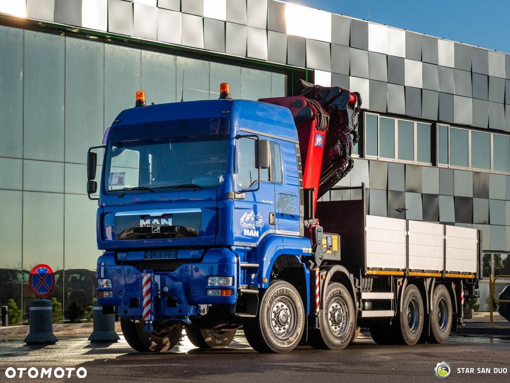 MAN TGA 41.480 8x8 HMF 8520K-0 HDS Fly Jib Żuraw 2018 rok - 10