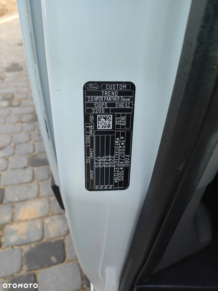 Ford TRANSIT CUSTOM 2020r 2,0 TDCI 130KM L1H1 DUBEL DRZWI EURO 6 LEDY CENA BRUTTO VAT 23% - 39