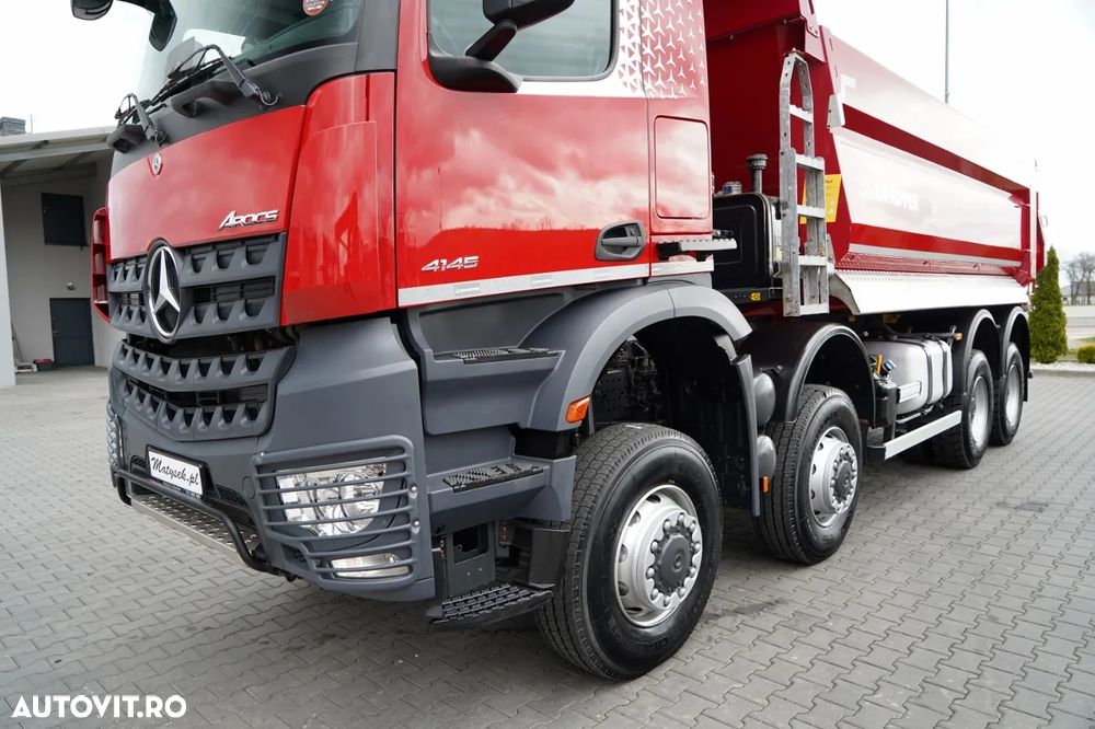 Mercedes-Benz AROCS 4145 / 8x8 / BASCULATOR SPATE / KH KIPPER / MANUAL / ANVELOPE 100% / EURO 6 - 14