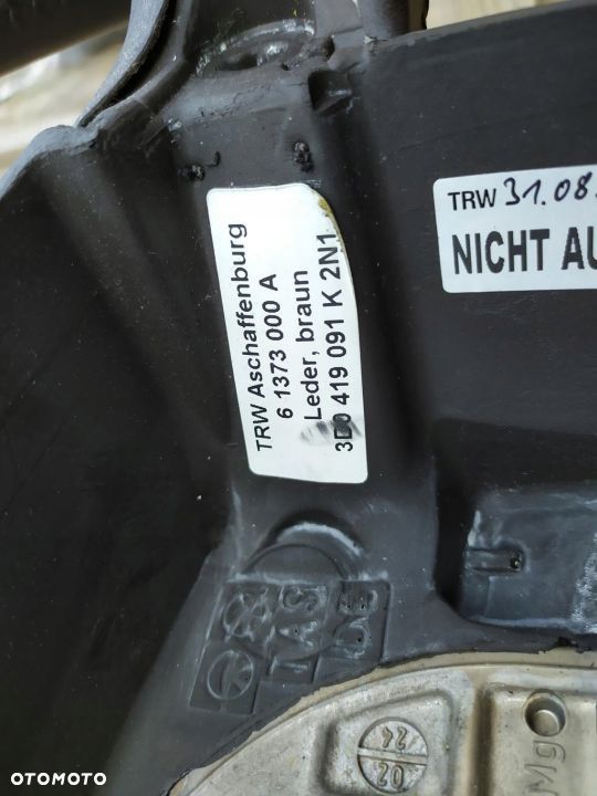 VOLKSWAGEN PHAETON KIEROWNICA BRĄZOWA BRAUN - 11