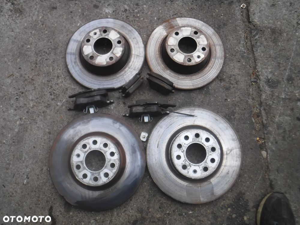 Audi TT A3 8P Golf V 2.0 TFSI FSI tarcze hamulcowe przod tyl klocki kpl - 1