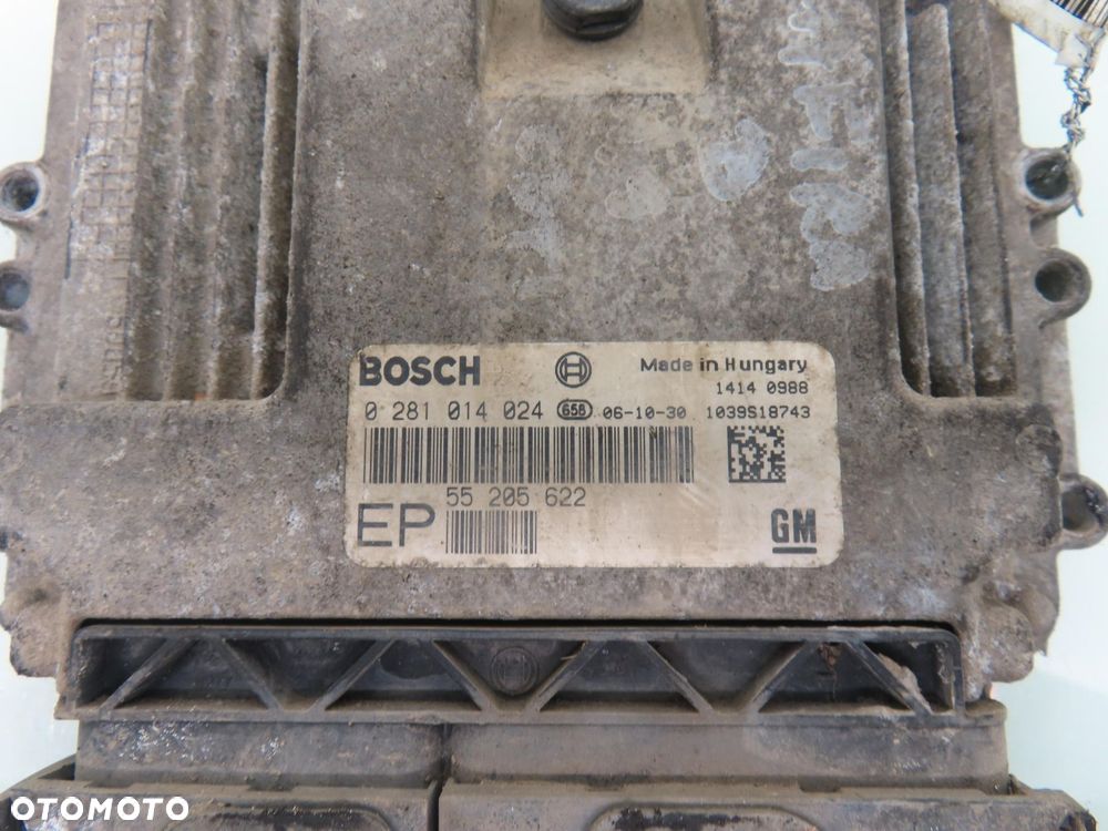 STEROWNIK OPEL ASTRA III H 1.9 CDTI 0281014024 55205622 - 4