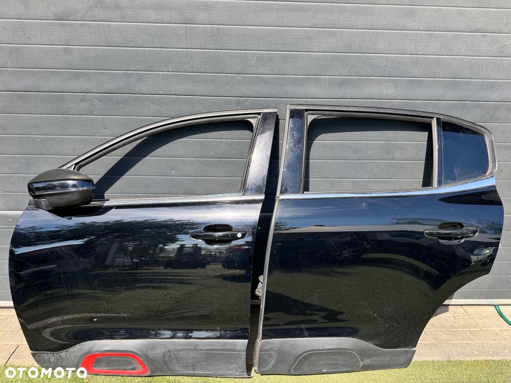 Drzwi lewe  przód tył Citroen C5 Aircross kompletne z lusterkiem - 1