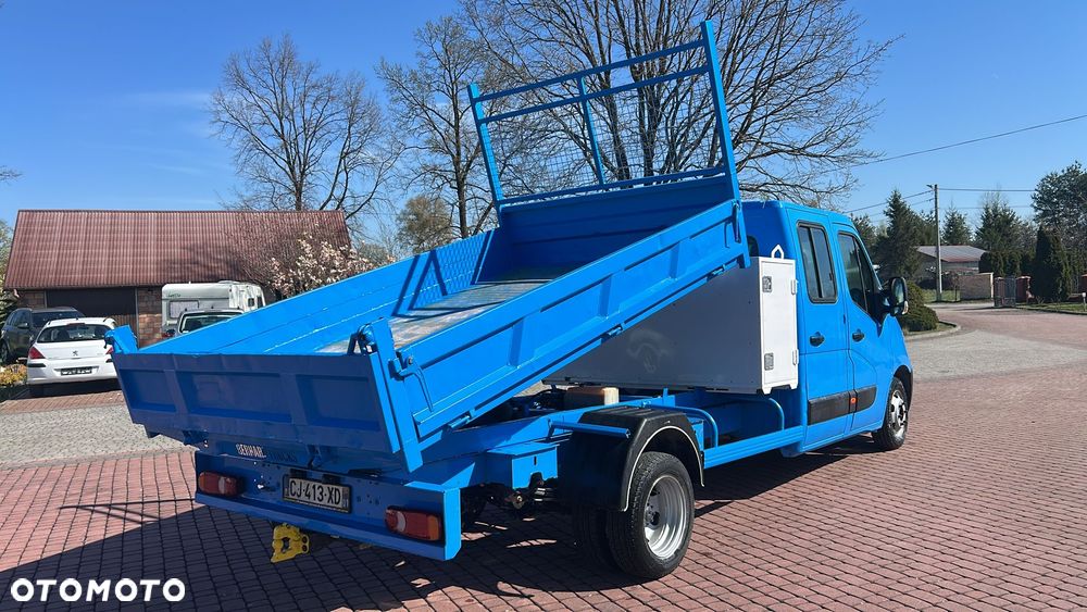 Renault MASTER III *DOKA* BRYGADOWKA 7-OS* WYWROT* 3,5T NA HAKU* SKRZYNKA* KLIMA* z FRANCJI - 3