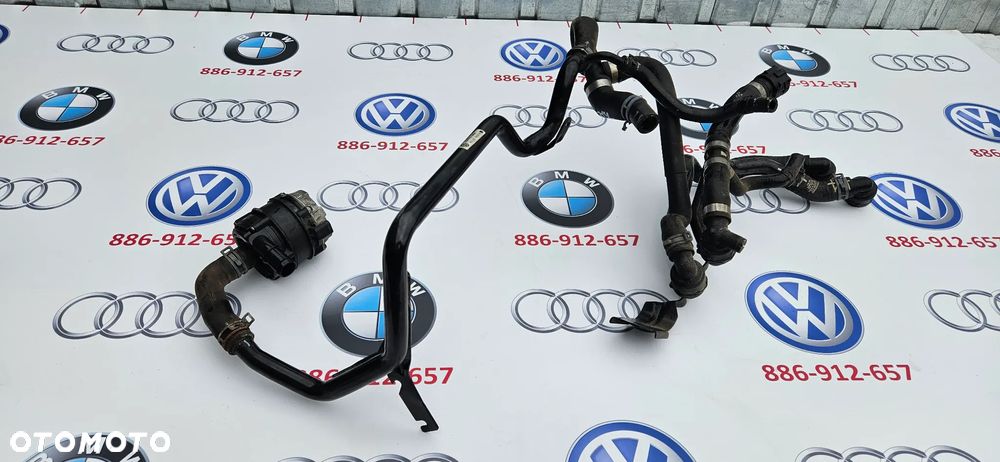 VW Passat B8 VW Arteon 2.0 TDI 240 KM CUA  Elektryczna pompa cieczy chłodzące Dodatkowa pompka wody 7P0965567 Przewód wody Rura wąż Magistrala wodna 03N121065J - 13
