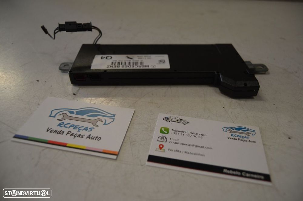 ANTENA AMPLIFICADOR SINAL COLUNA A2038207989 MERCEDES BENZ CLASS C W203 220 CDI 150CV OM646963 - 2