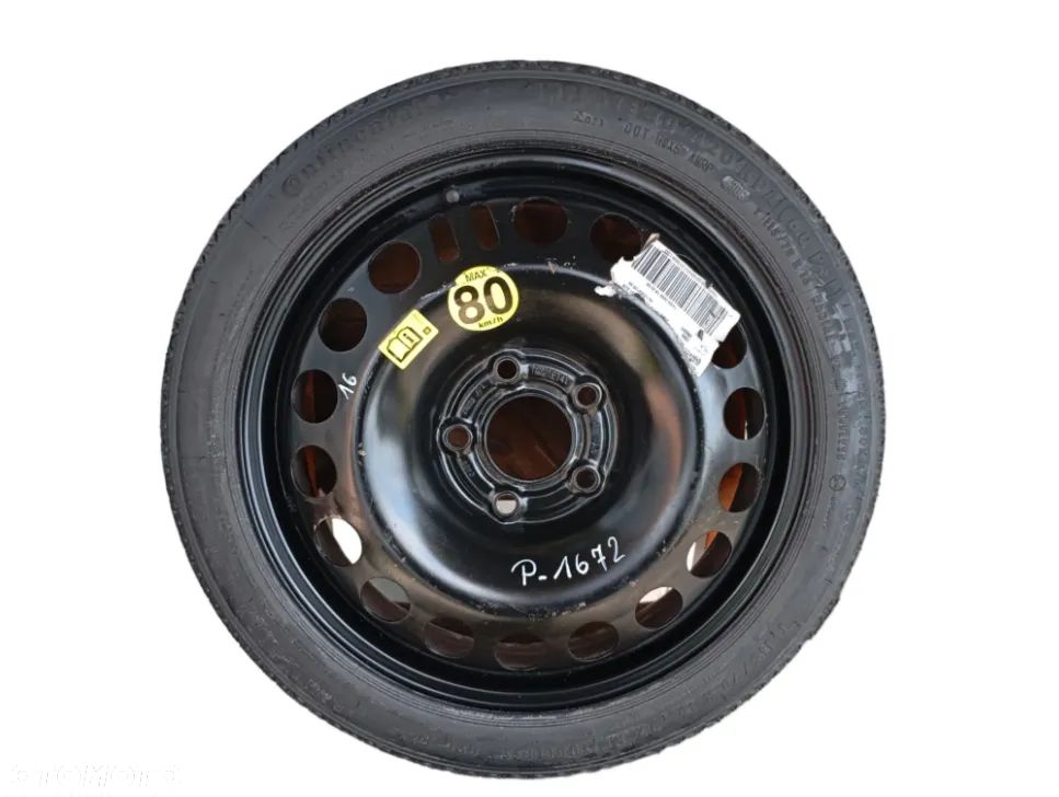 Koło Zapasowe Dojazdowe 115/70 R16 5x110 65,1MM ET:41 Opel Astra H Saab 2160132 - Gwarancja Wysyłka - 1