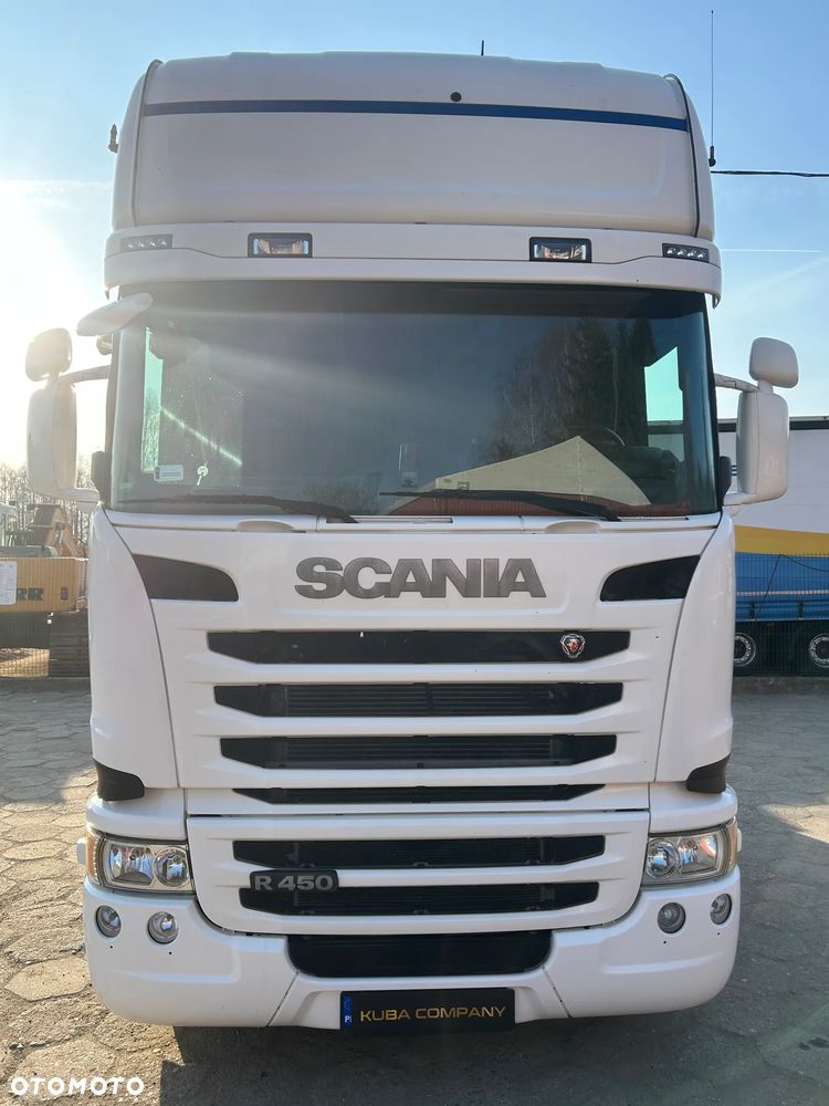 Scania R450 RETARDER / HYDRAULIKA HYVA / ZBIORNIKI 1200 L / KLIMA POSTOJOWA / TACHOGRAF NOWEJ GENERACJI / KABINA STREAMLINE / 2015 ROK !! - 2