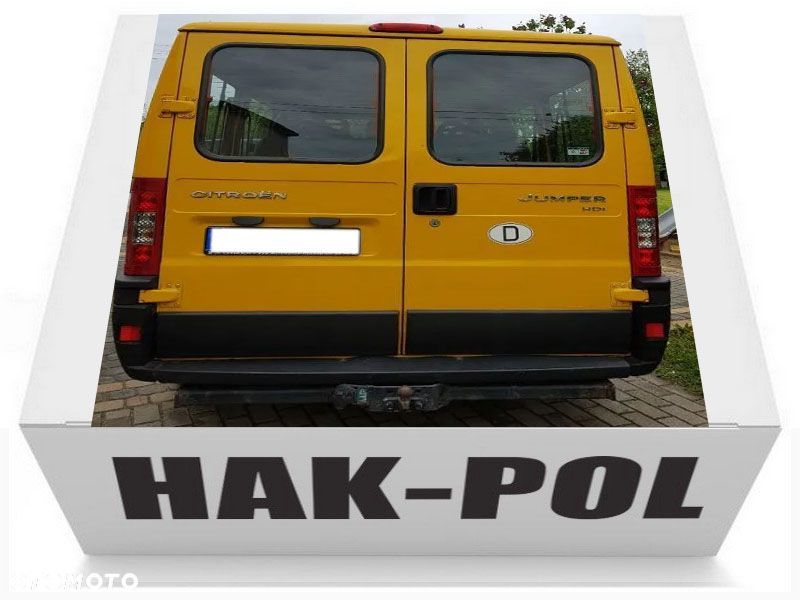 PEUGEOT BOXER1 I CITROEN JUMPER FIAT DUCATO HAK HOLOWNICZY + WIĄZKA + ADAPTER 7P/13PIN - 10