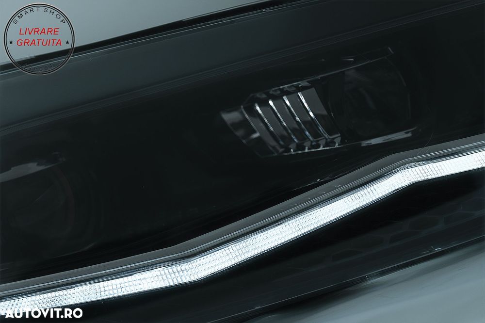 Faruri LED VW Polo AW MK6 (2018-2020) Semnal Dinamic Secvential- livrare gratuita - 3