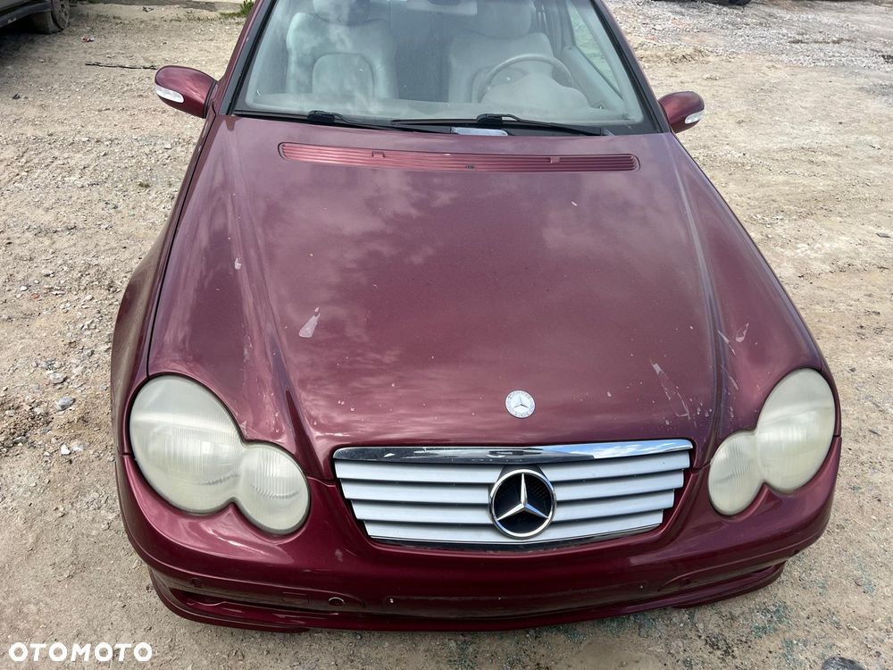 Mercedes C 200 KOMPRESSOR W203 Coupe (567U) części maska zderzak błotnik lampy drzwi klapa fotele deska - 7