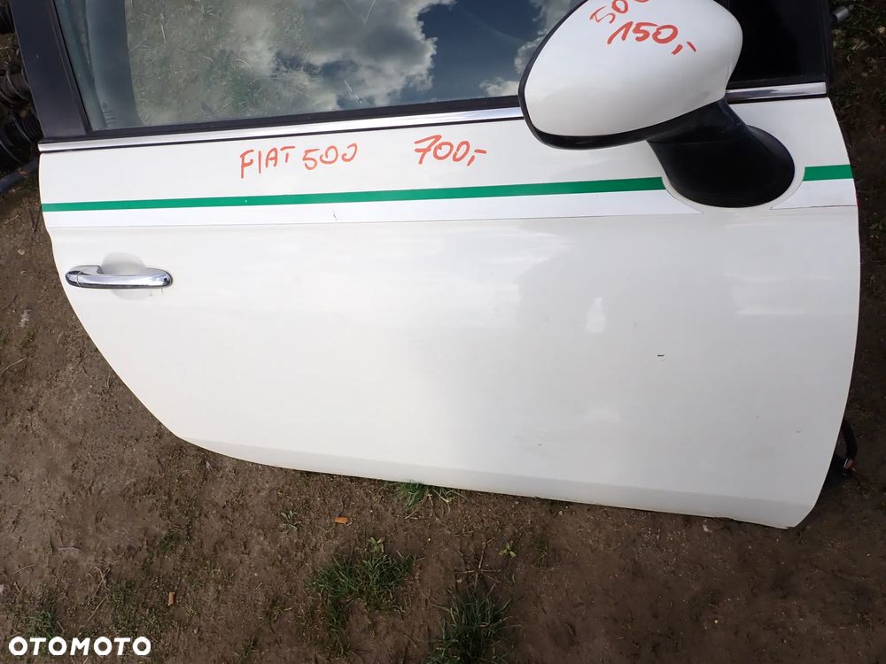FIAT 500 LUSTERKO PRAWE EUROPA - 1