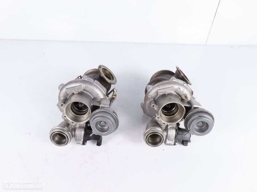 Conjunto de Turbos Usado / Original BMW X5 (E70)/BMW X6 (E71, E72)/BMW 7 (F01, F... - 1