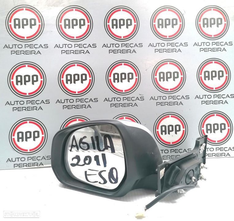 Espelho esquerdo Opel Agila de 2011 eléctrico, usado original. - 1